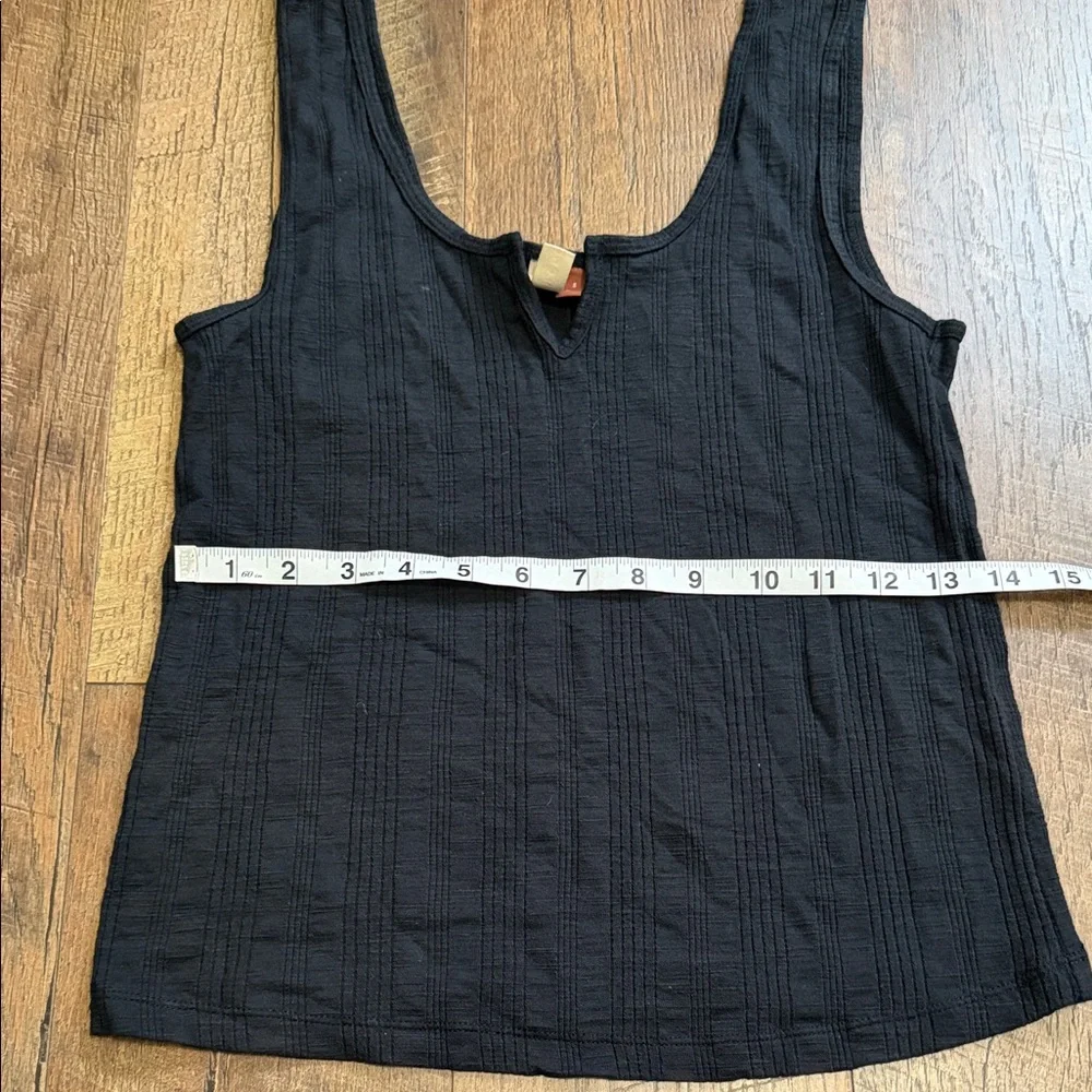 Pilcro Black Textured Tank Top - Picture 5 of 7